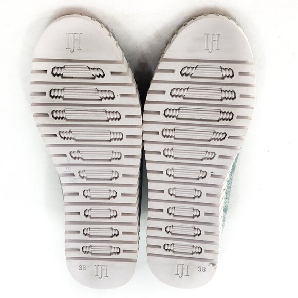 ILSE JACOBSEN Denim Tulip Flats Bleached Comfort Shoes Removable Insole - Picture 9 of 9